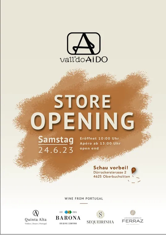 Store opening poster
