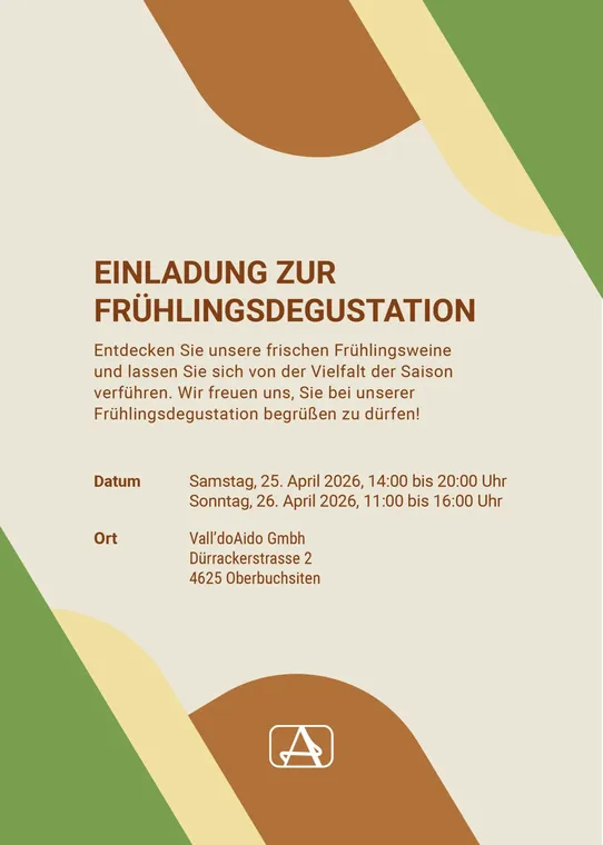 Spring tasting 2026 — invitation
