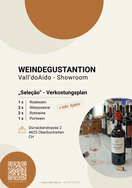 Tasting plan